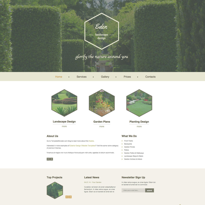 Free Landscaping Nursery Template Free Landscaping Nursery Template
