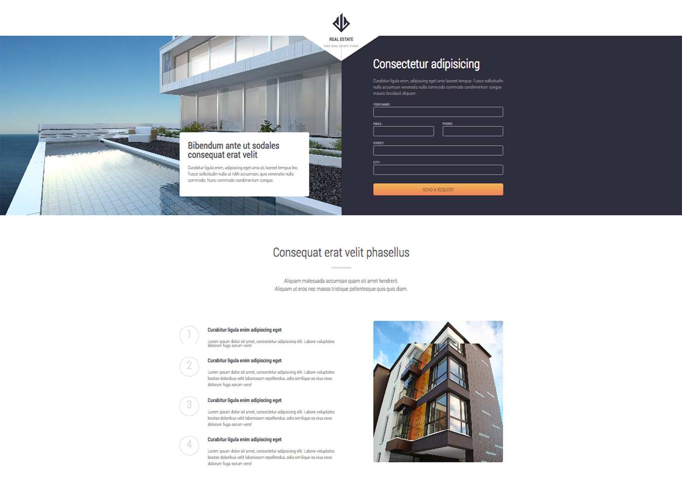 Themezy Real Estate Responsive Wordpress Theme Free site Templates